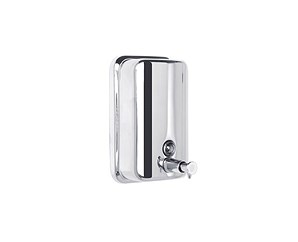  DISPENCER PORTA SAPONE LIQUIDO ACCIAIO INOX